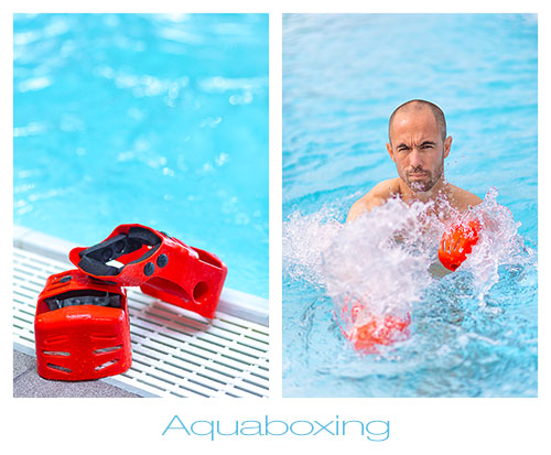 Illustration activit sportive en piscine : boxe aquatique aquaboxing - Frdric LECHAT, photographe de reportage publicitaire Nantes Saint-Nazaire