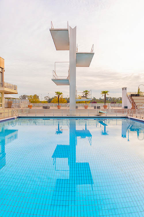 Plongeoir centre aquatique Nogent Nautique - Frdric LECHAT, photographe reportage publicitaire.